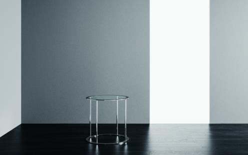 طاولة Drum المصنوعة من الكروم