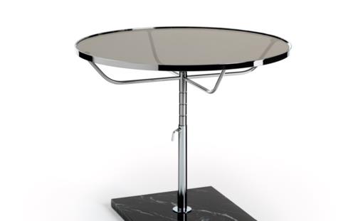 طاولة Pronto XL بإطار من الكروم باللون الأسود